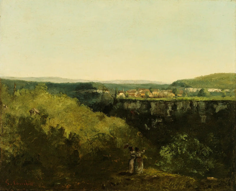 Näkymä joelle - Gustave Courbet