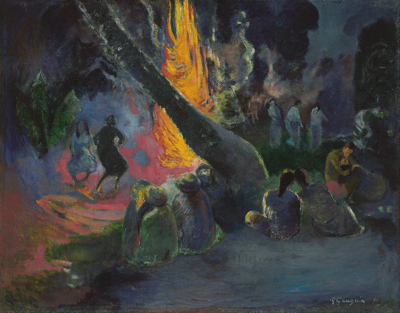 Upa upa, Tulitanssi - Paul Gauguin