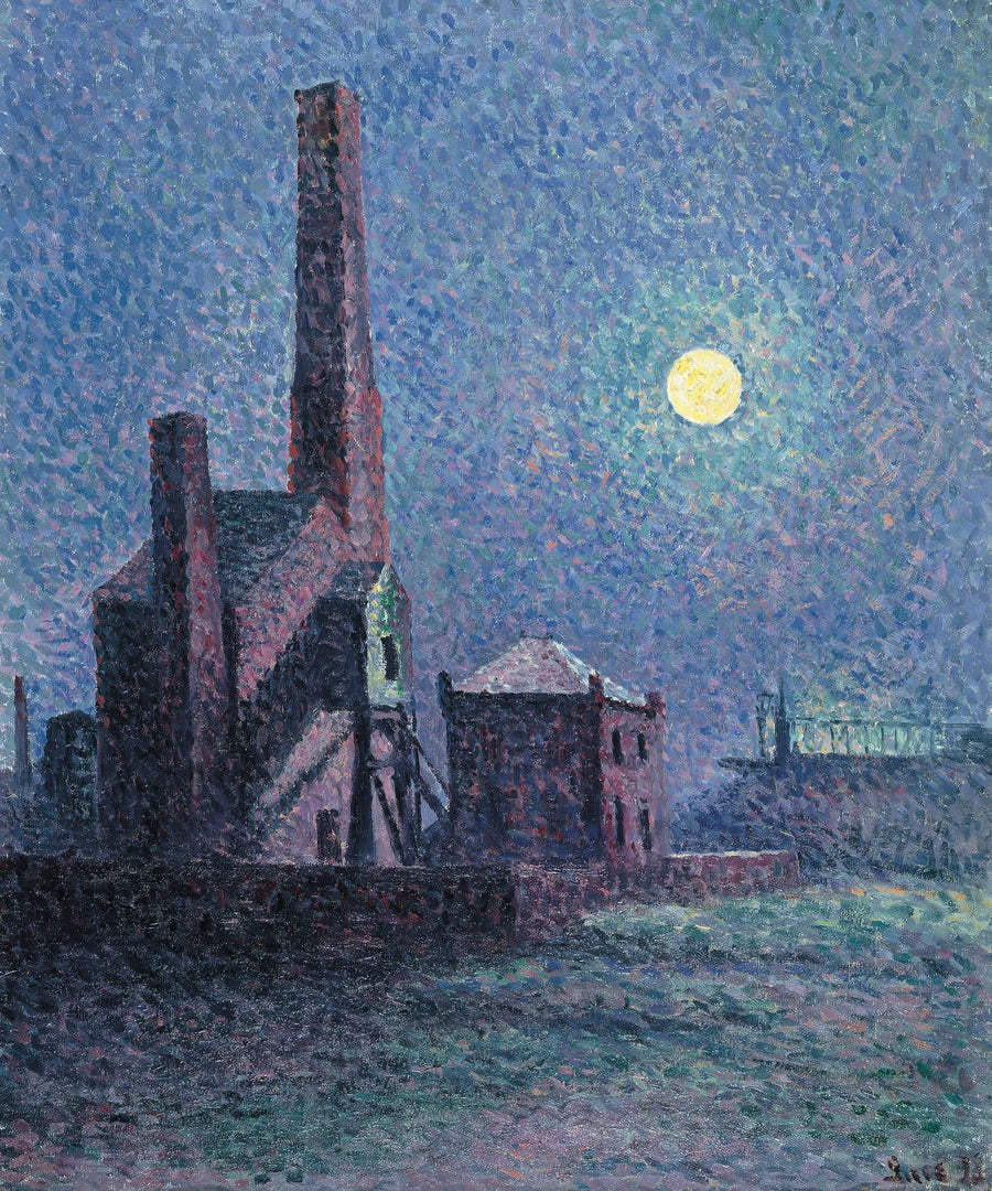Valoisan kuun tehdas - Maximilien Luce