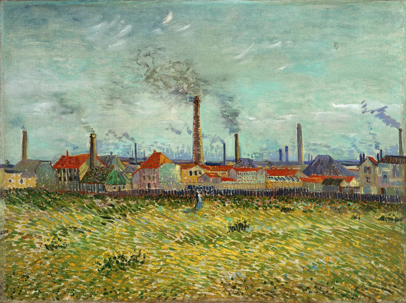 Tehtaat Asnièresissä - Vincent van Gogh