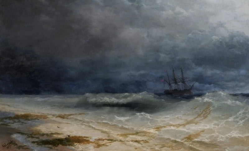 Hämärä murtolainen - Ivan Aïvazovski