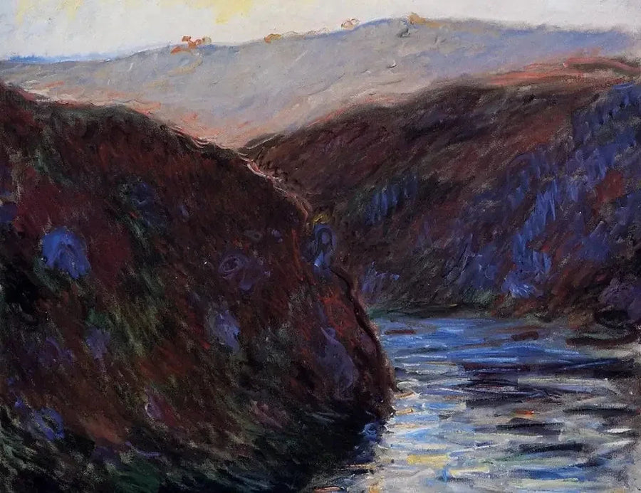 Creuse-laakso, iltavaikutelma - Claude Monet