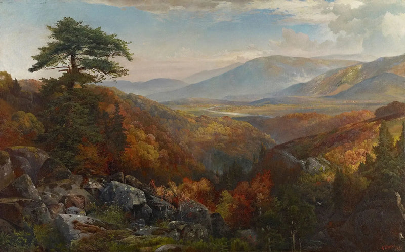 Catawissa-laakso syksyllä - Thomas Moran