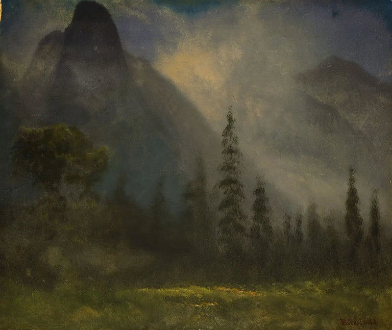 Yosemiten laakso - Albert Bierstadt