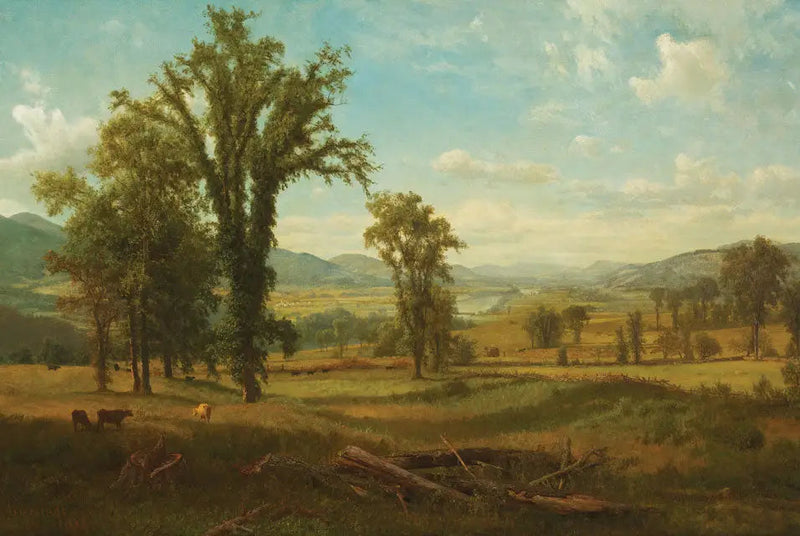 Connecticut-joen laakso, Claremont, New Hampshire - Albert Bierstadt