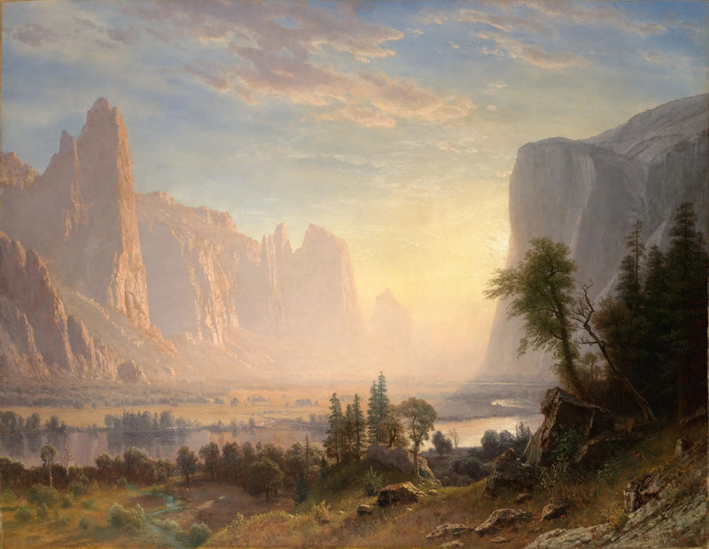 Yosemite-laakso - Albert Bierstadt