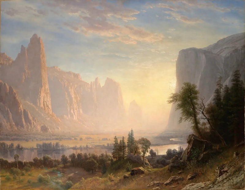 Yosemite-laakso - Albert Bierstadt