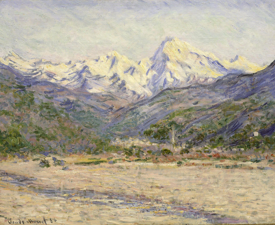 Nervian laakso - Claude Monet