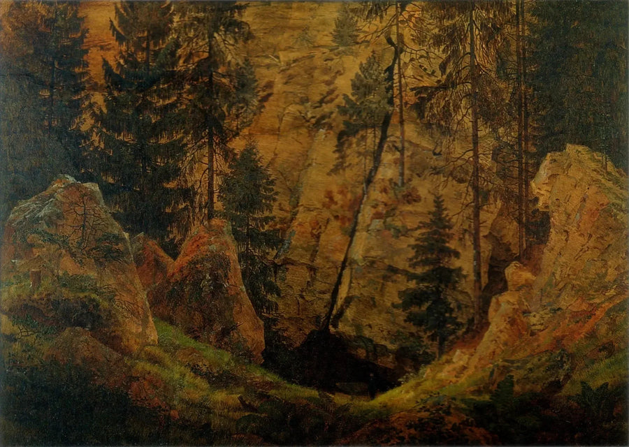 Kivinen laakso - Caspar David Friedrich
