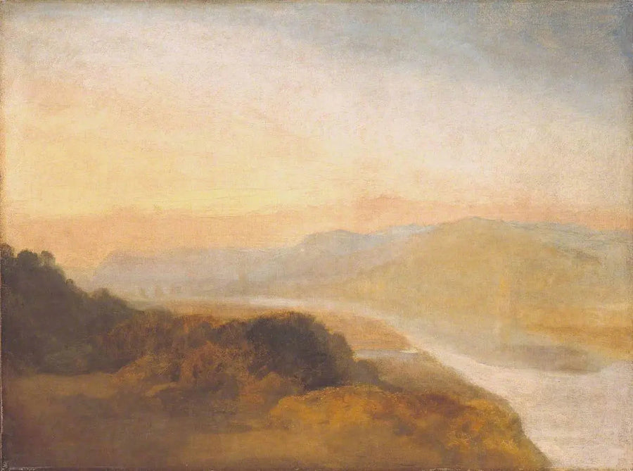 Laakso kaukaisen sillan ja tornin kanssa - J. M. W. Turner
