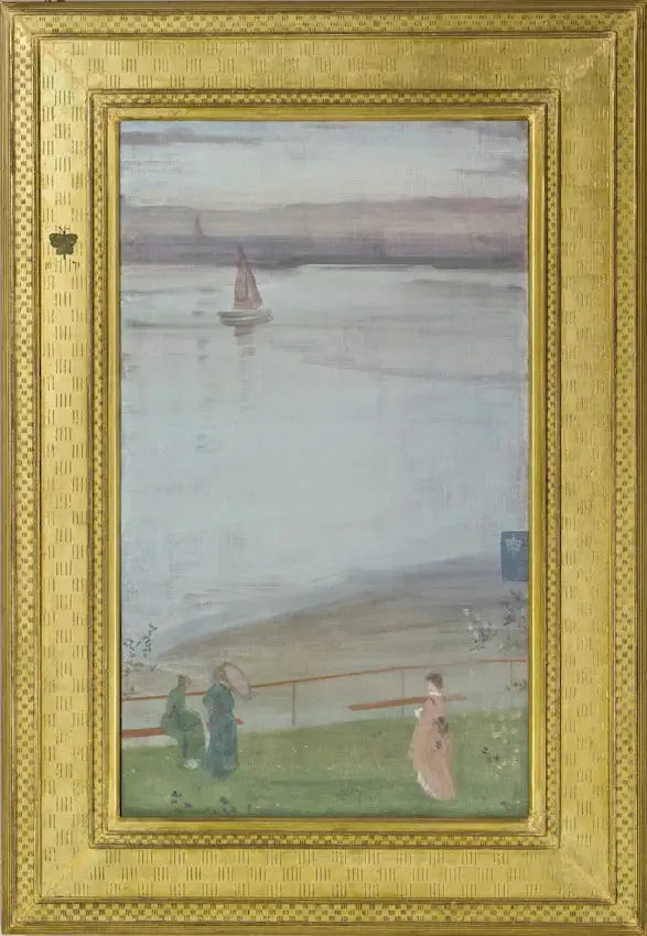 Violetti ja vihreä variaatio - James Abbott McNeill Whistler