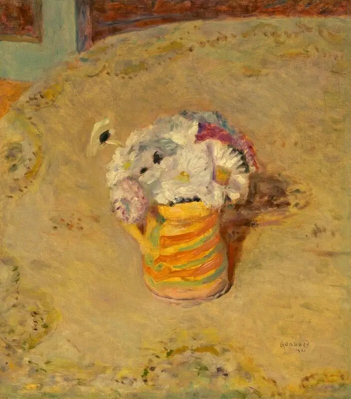 Maljakko kukilla - Pierre Bonnard
