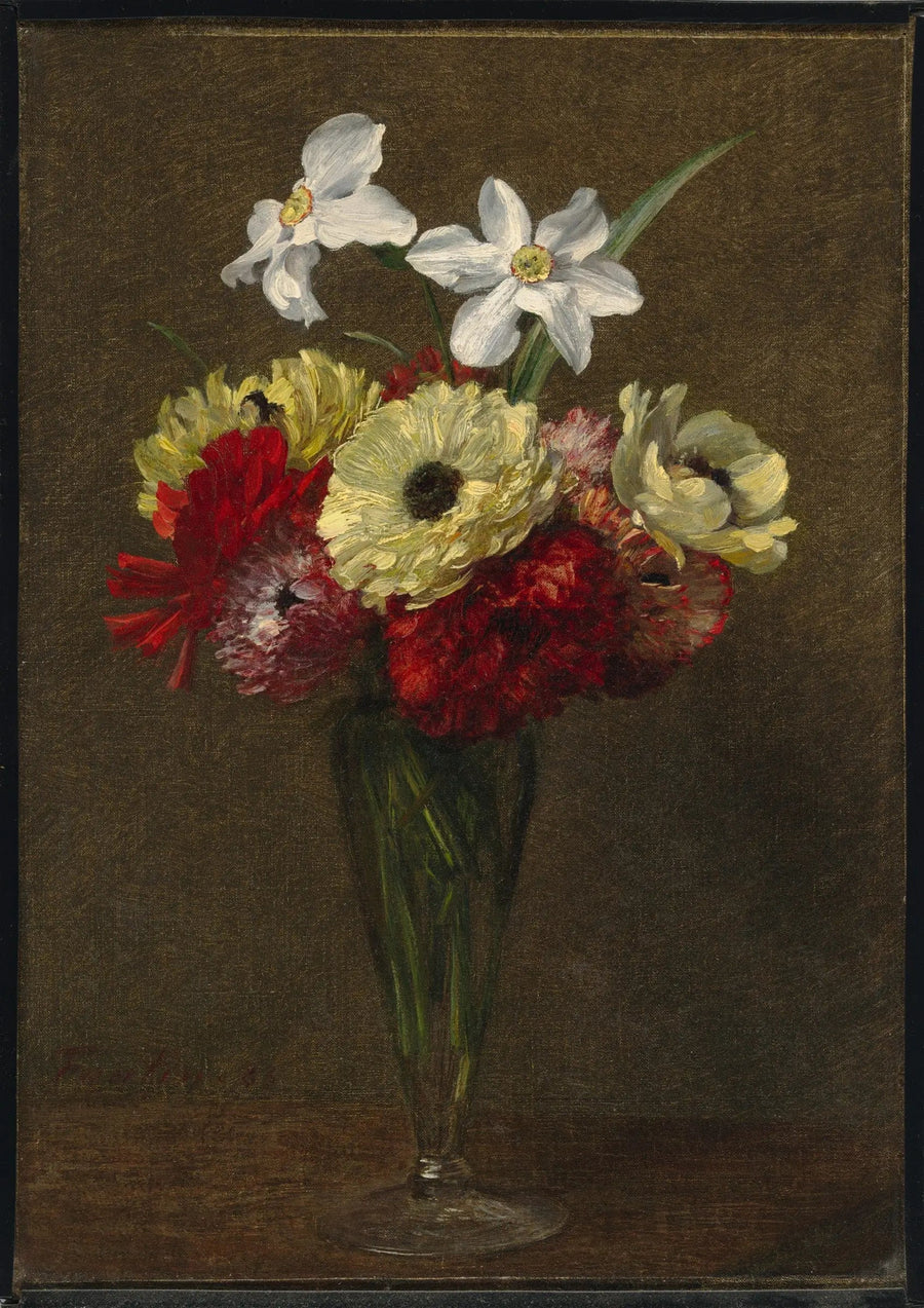 Kukkakimppu - Henri Fantin-Latour