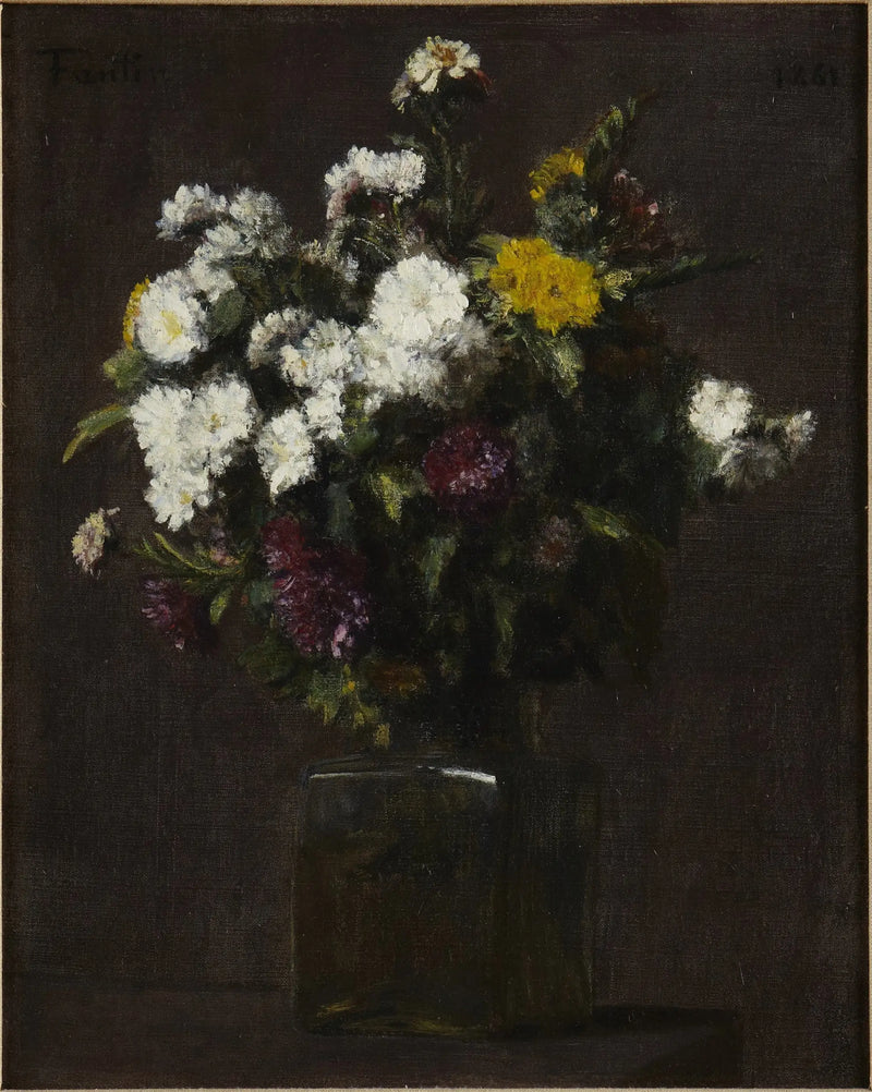 Kukkakimppu - Henri Fantin-Latour