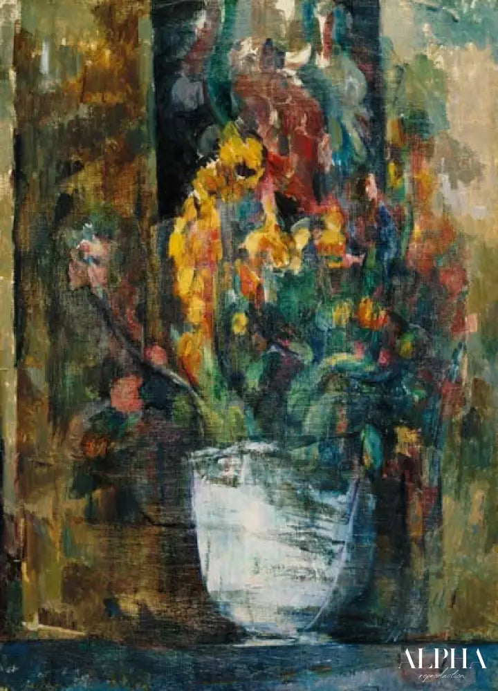 Vase de fleurs - Paul Cézanne - Reproductions de tableaux et peintures haut de gamme