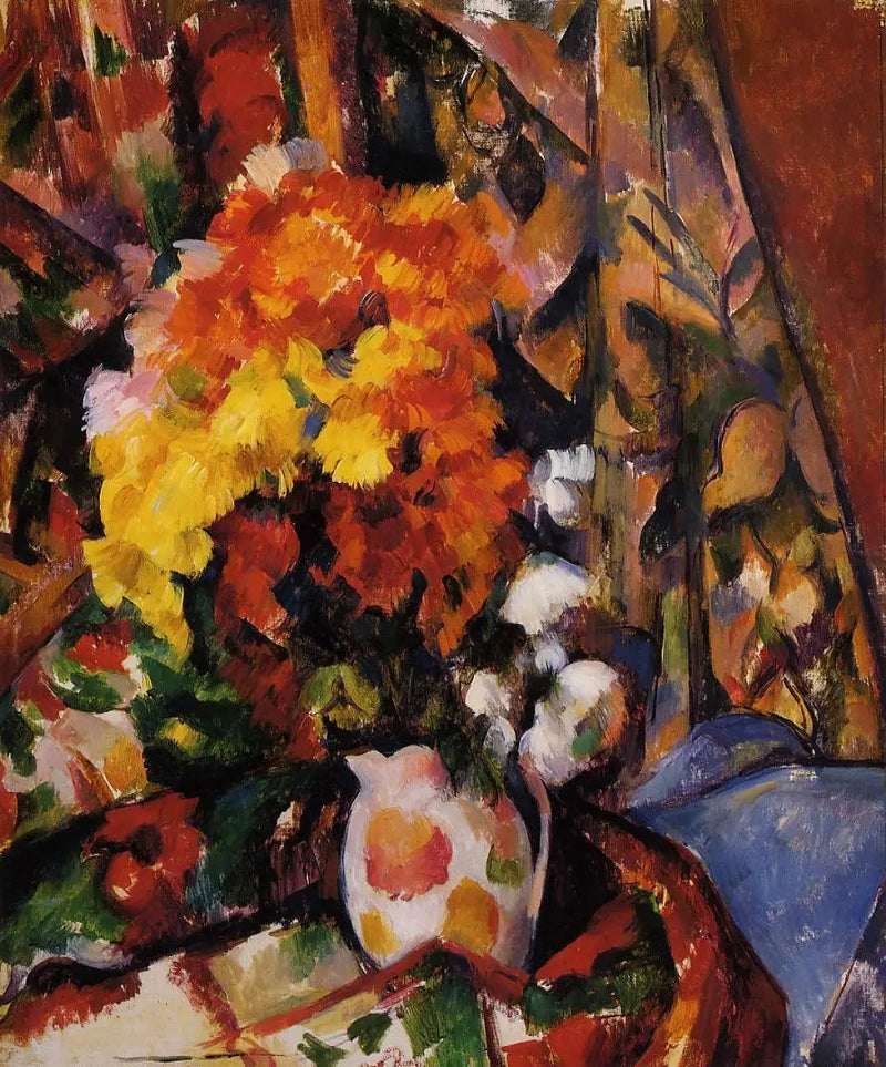 Kukka-asetelma - Paul Cézanne