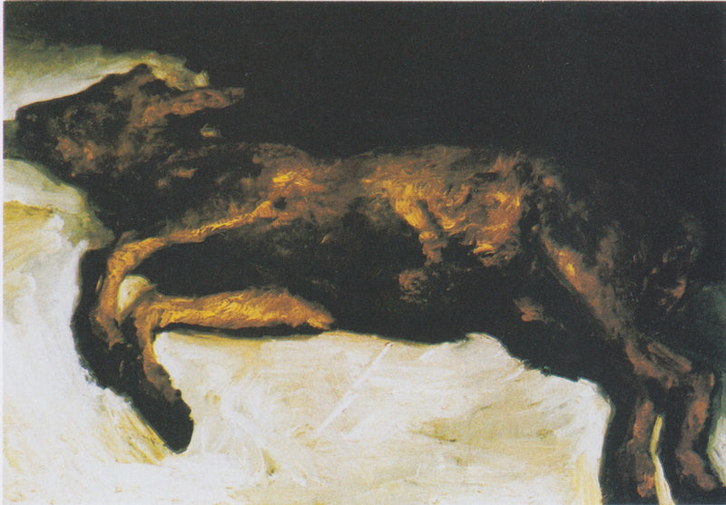 Vastasyntynyt vasikka oljilla - Vincent van Gogh