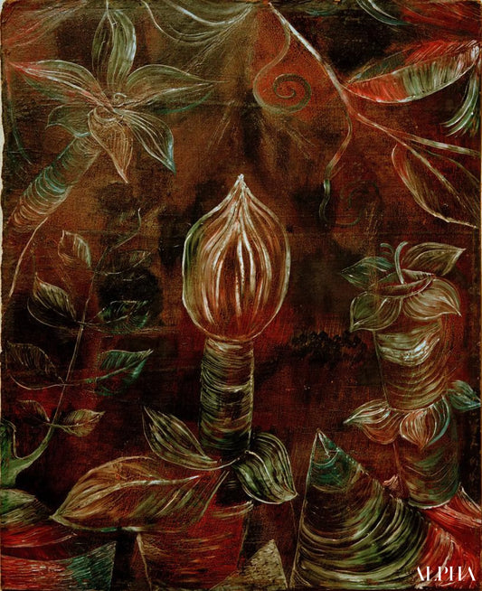 Végétal décoratif Le bourgeon - Paul Klee - Reproductions de tableaux et peintures haut de gamme
