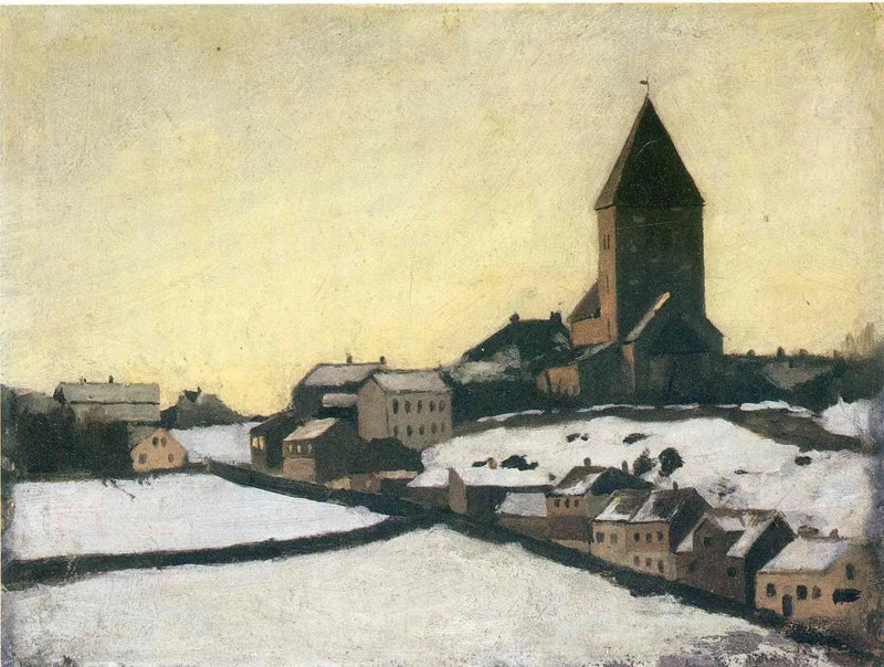 Akerin kirkko - Edvard Munch