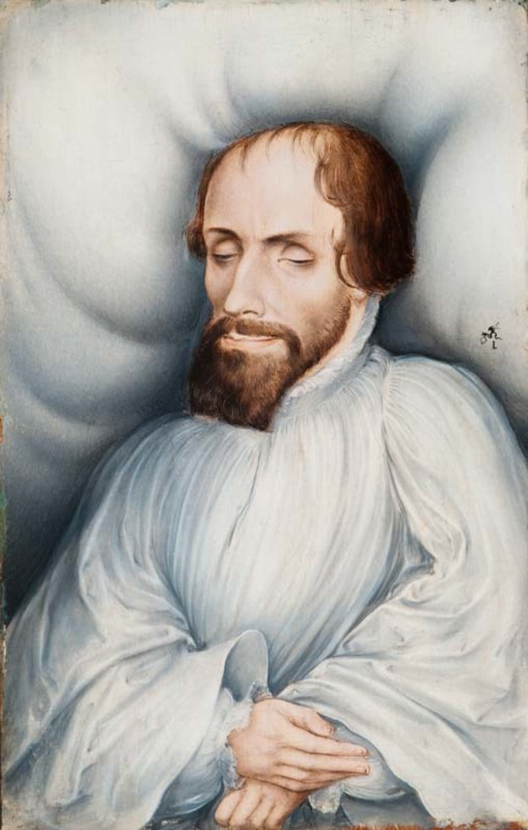 Veit Dietrich hänen kuolinvuoteellaan - Lucas Cranach vanhempi