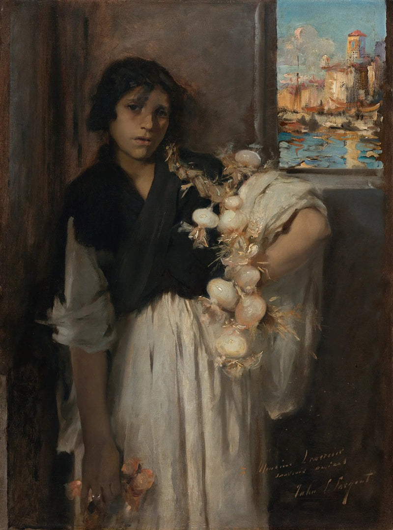 Venetsialainen sipulimyyjä - John Singer Sargent