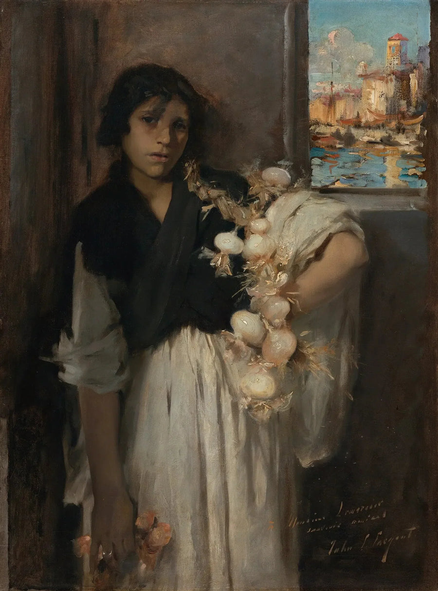 Venetsialainen sipulimyyjä - John Singer Sargent