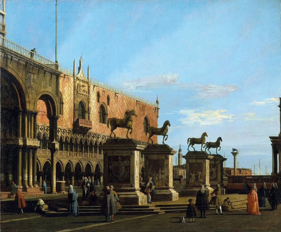 Venetsia: Capriccio Piazzettasta ja Saint-Marcin hevosista - Canaletto