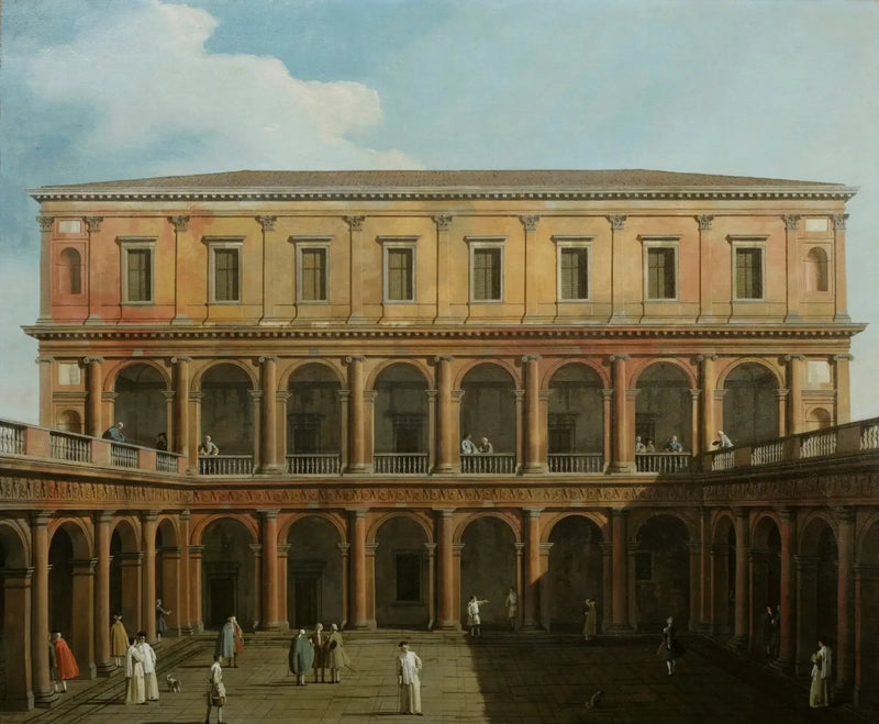 Venetsia: Capriccio Latranin kanonikkaluostarista - Canaletto