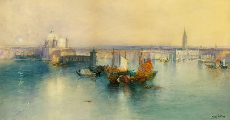 Venetsia San Giorgion tornista - Thomas Moran