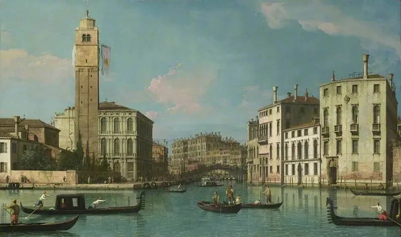 Venetsia: Cannaregon suukappale - Canaletto