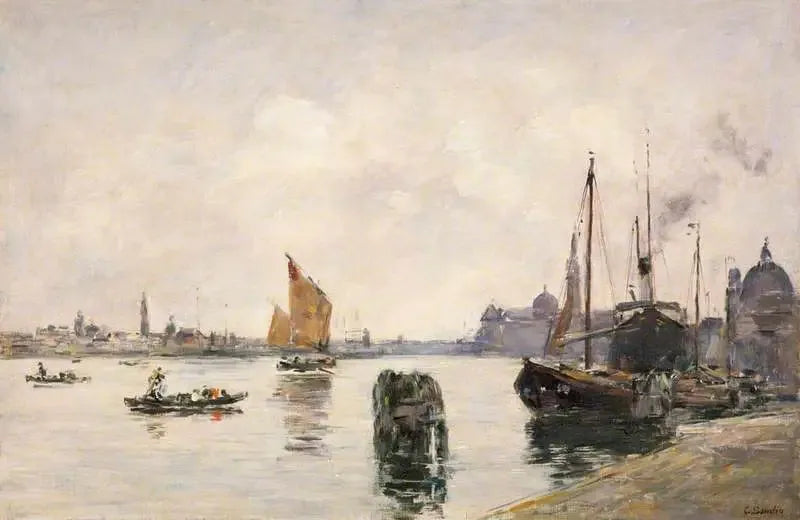 Venetsia - Eugène Boudin