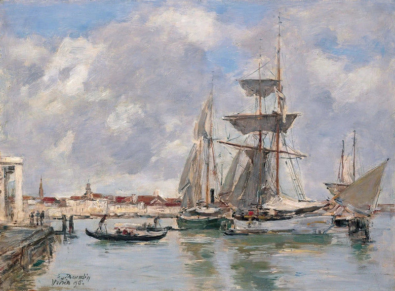 Venetsia. Suuri kanava - Eugène Boudin
