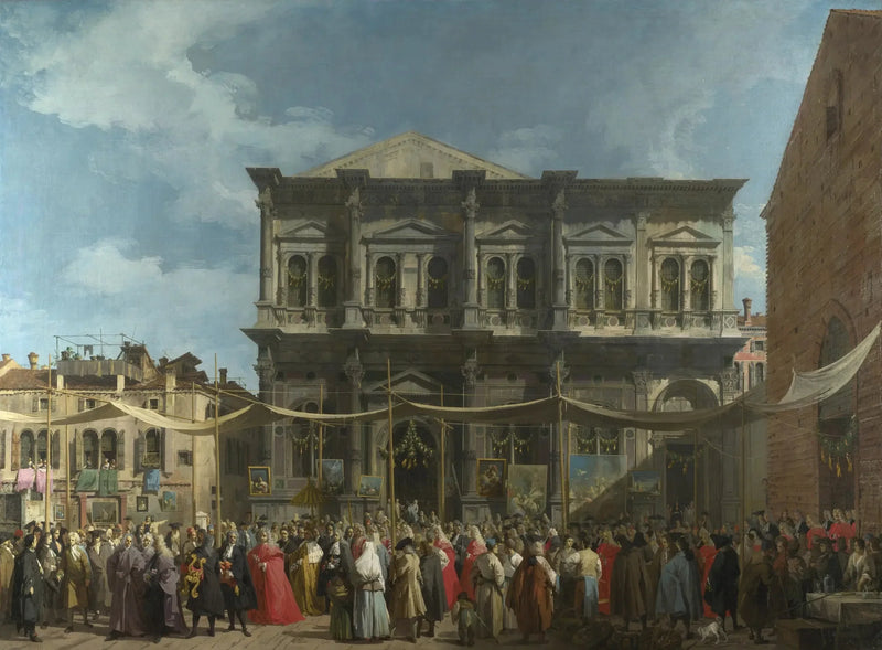 Venetsia: Pyhän Rochuksen päivä - Canaletto