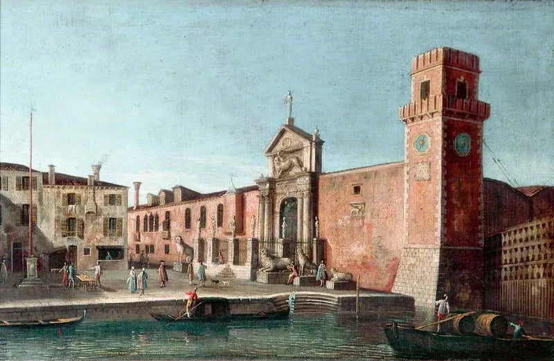 Venetsia: Arsenal - Canaletto