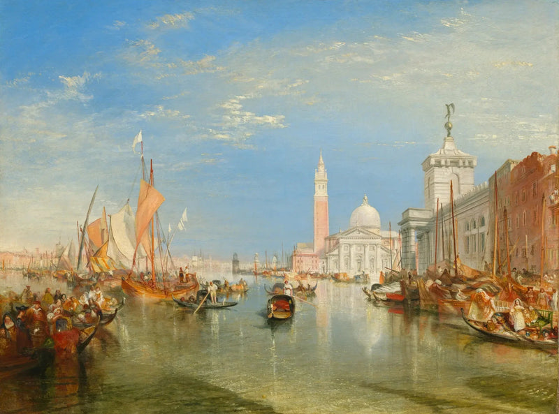 Venetsia, Dogana ja San Giorgio Maggiore - J. M. W. Turner