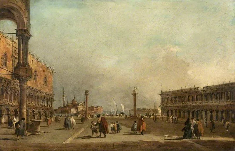 Venetsia: San Marcoksen Piazzetta - Francesco Guardi