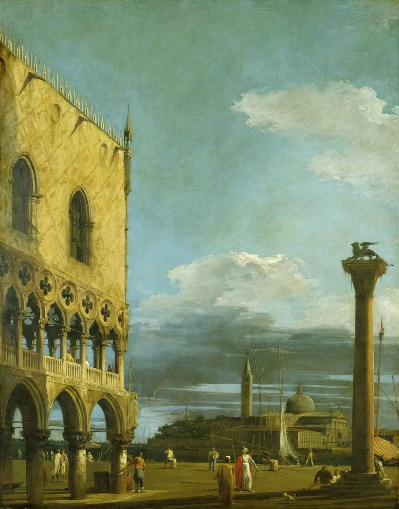 Venetsia: Piazzetta San Giorgio Maggioreen päin - Canaletto