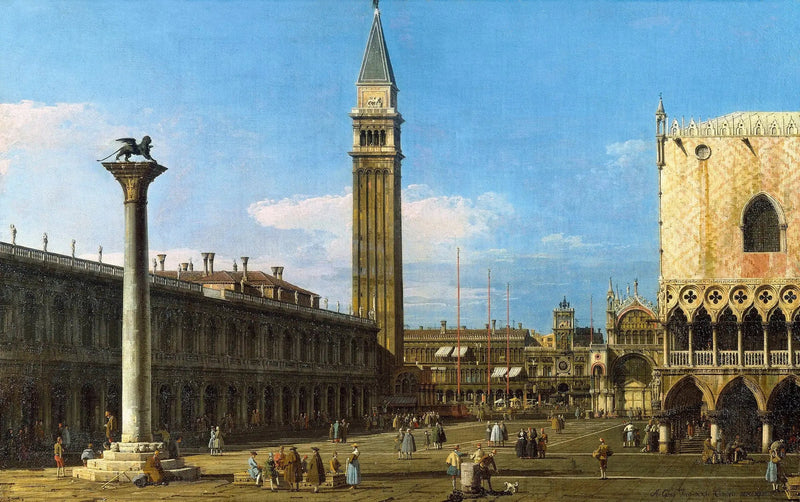 Venetsia: Piazzetta Torre dell'Orologio - Canaletto