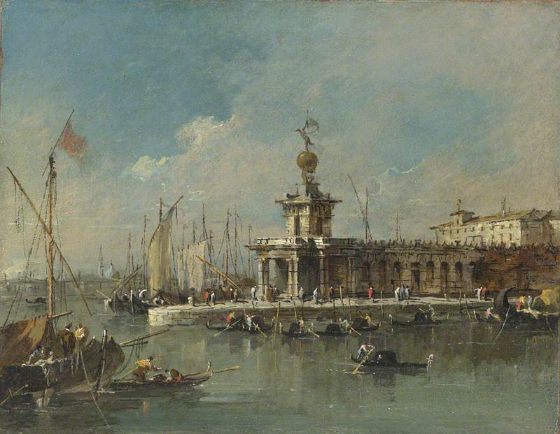 Venetsia: La Punta della Dogana - Francesco Guardi