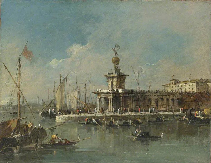 Venetsia: La Punta della Dogana - Francesco Guardi
