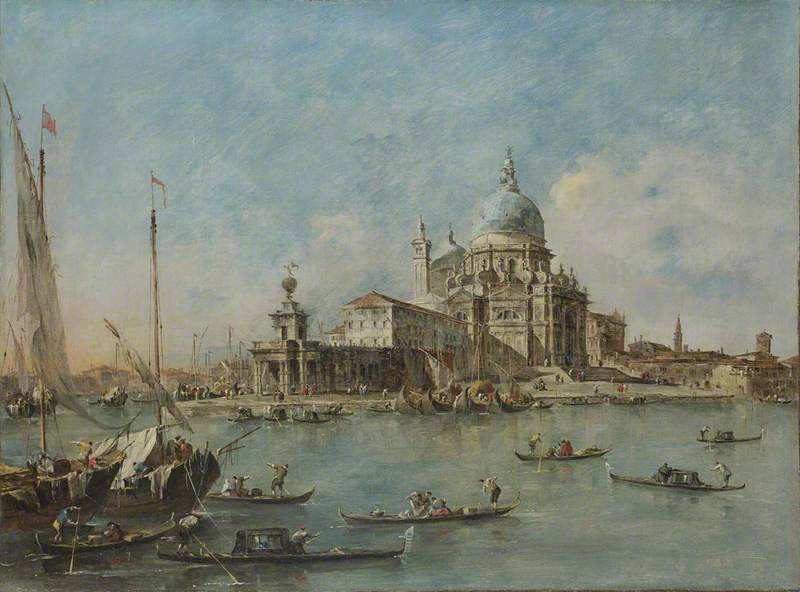 Venetsia: La Punta della Dogana - Francesco Guardi