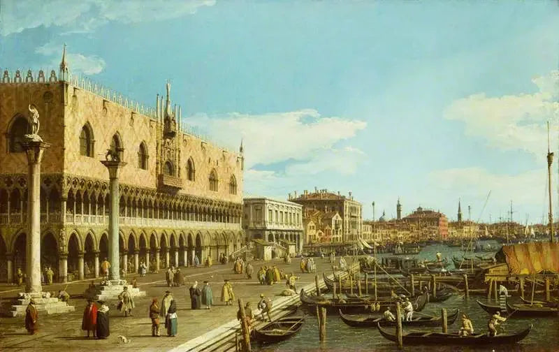 Venetsia: Riva degli Schiavoni - Canaletto