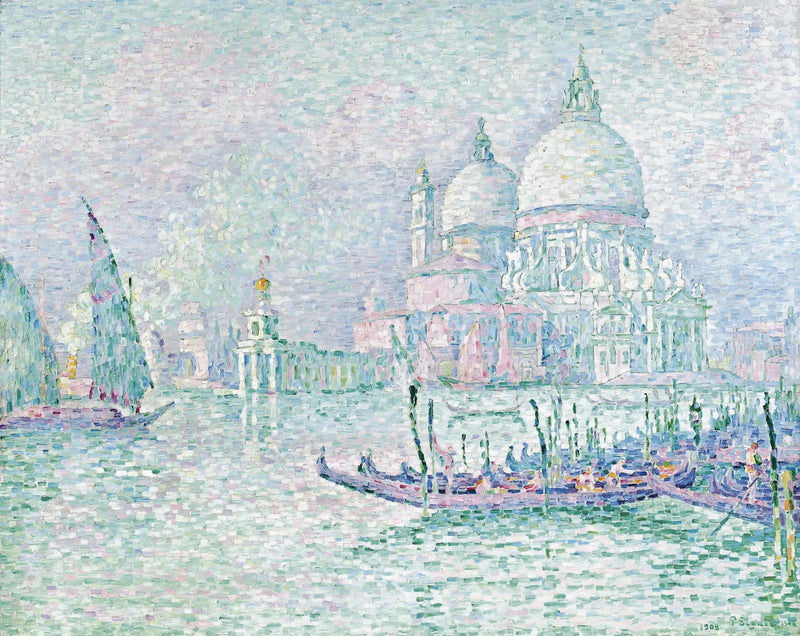 Venetsia. la Salute. Vihreä - Paul Signac