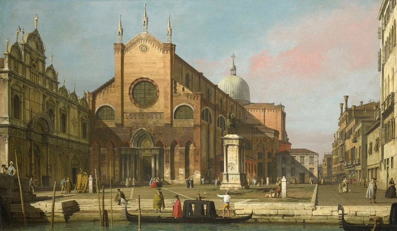 Venetsia: SS. Giovanni ja Paolo - Canaletto
