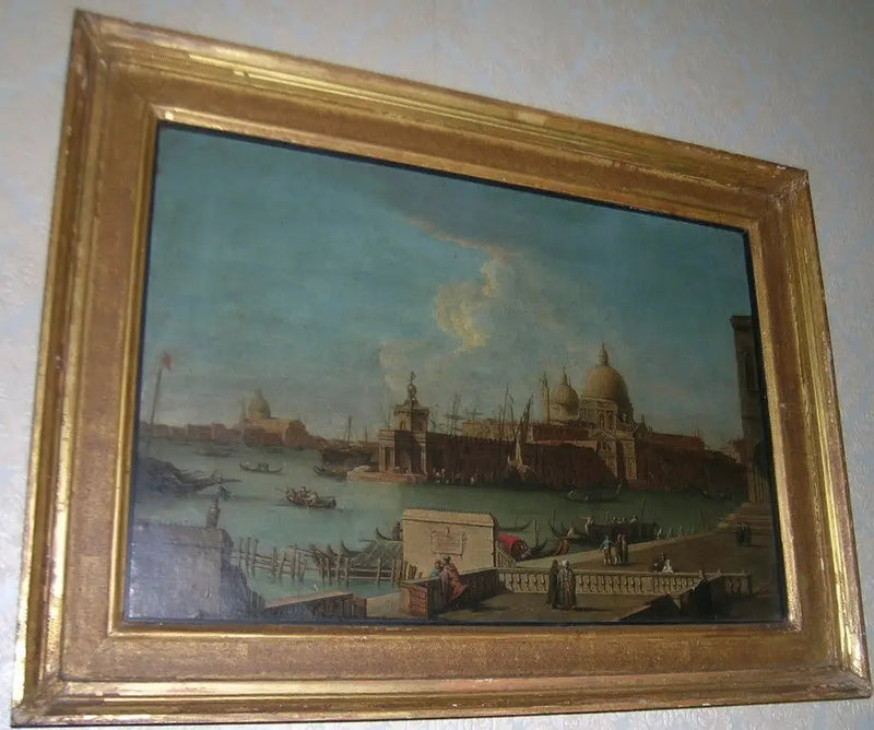 Venetsia: Tulli- ja Santa Maria della Saluten satama - Canaletto