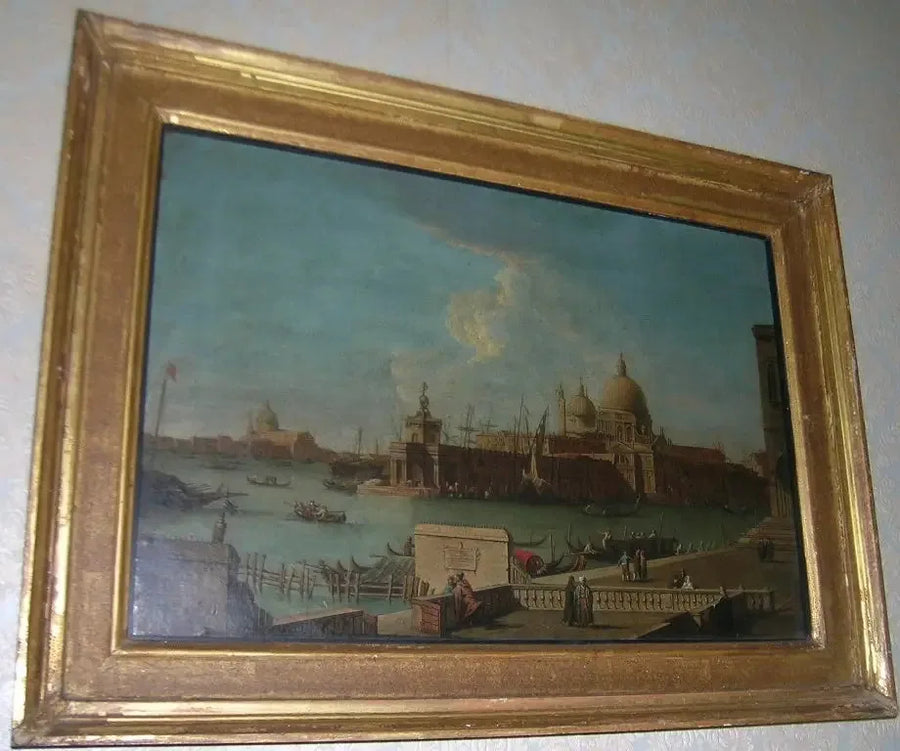 Venetsia: Tulli- ja Santa Maria della Saluten satama - Canaletto