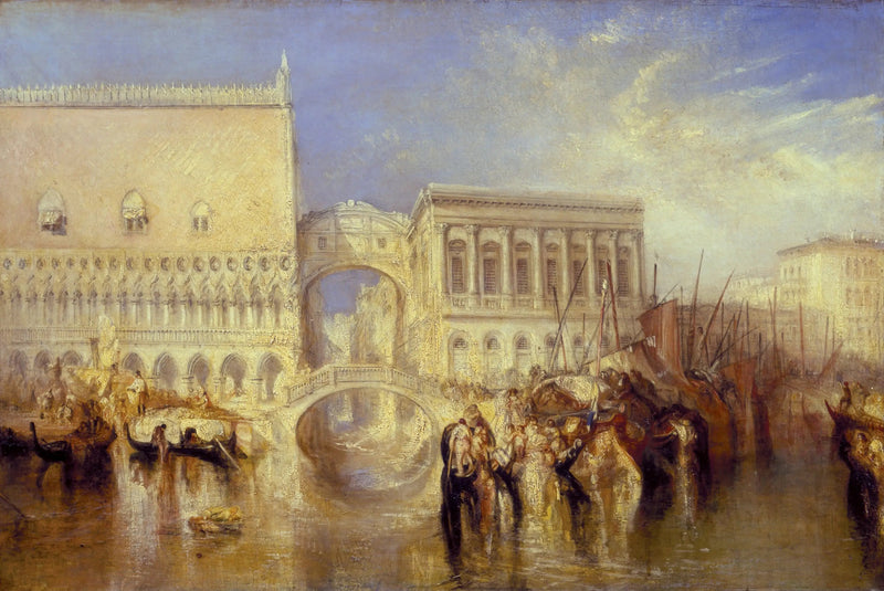 Venetsia, Huokailujen silta - J. M. W. Turner