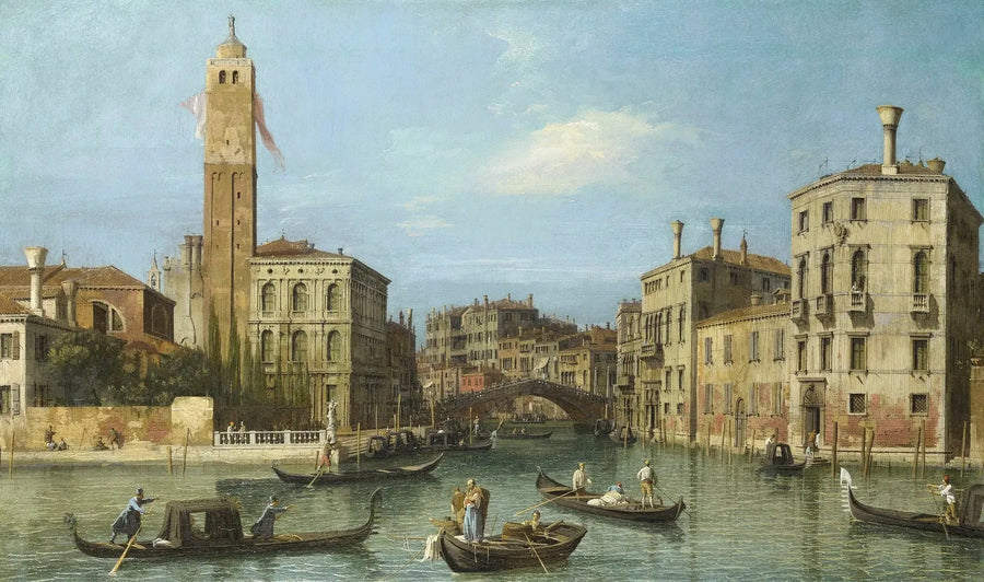 Venetsia: San Geremia ja Cannaregon suuaukko - Canaletto