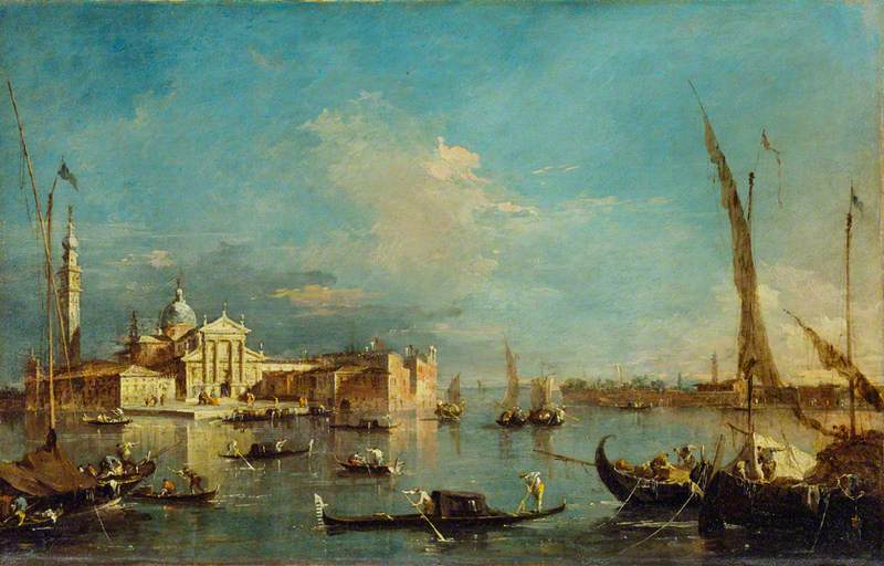 Venetsia: San Giorgio Maggiore ja Giudecca - Francesco Guardi