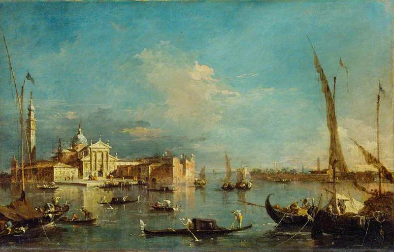 Venetsia: San Giorgio Maggiore ja Giudecca - Francesco Guardi